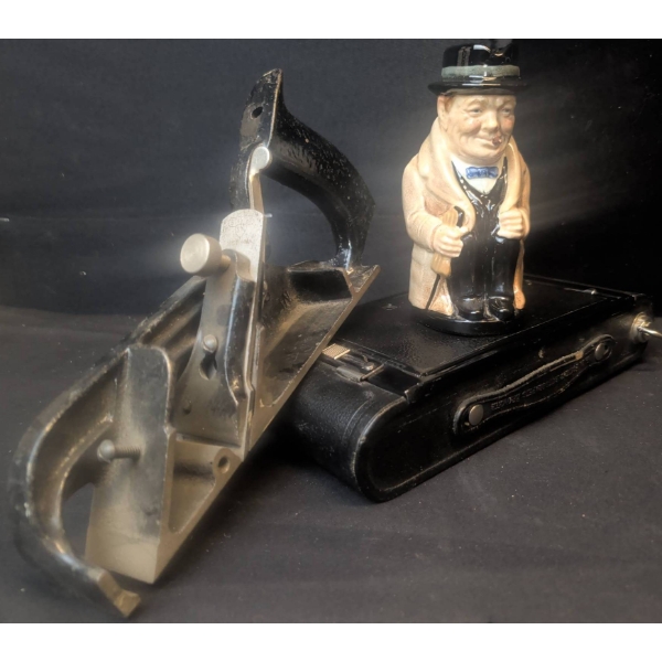 Three Items: Stanley Hand Plane, Winston Churchill Toby Jug, and Kodak Camera