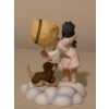 Image 2 : Franklin Mint Almost Angels Porcelain Figure - Blessed Are The Peace Makers 4T		Religious Products &