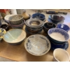 Image 2 : variety of pottery, bowls, and vases Lot, four variety of vases pots, cups, and cereal, dishes
