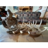 Image 1 : Deer Sheds and a Grouse mount . 3 deer sheds in total 
