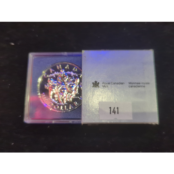 RCM 1994 25th Anniversary of the Last RCMP Dog Team Patrol Sterling Silver 9.25 Coin 25.175g