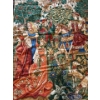 Image 2 : Embroidered Tapestry of Medieval Hunting Scene - 46x57