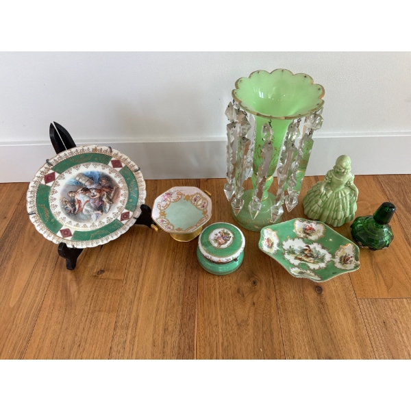Antique Mean & Green - Assorted Green Decor & More