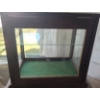 Image 1 : Tabletop Wood  & Glass Curio Cabinet 15 1/2 w 10 1/2 d 15 h