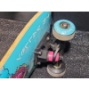 Image 1 : Death Valley 30"L Skateboard with Graffiti Style Dragon in Blue and Pink