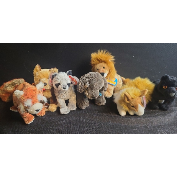 Beanie Babies- Assorted Including: Rusty, Midas, Cassie, Midnight and More!