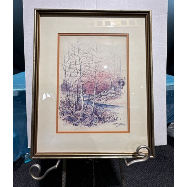R. Lavdinois Forest Print 10Wx14H