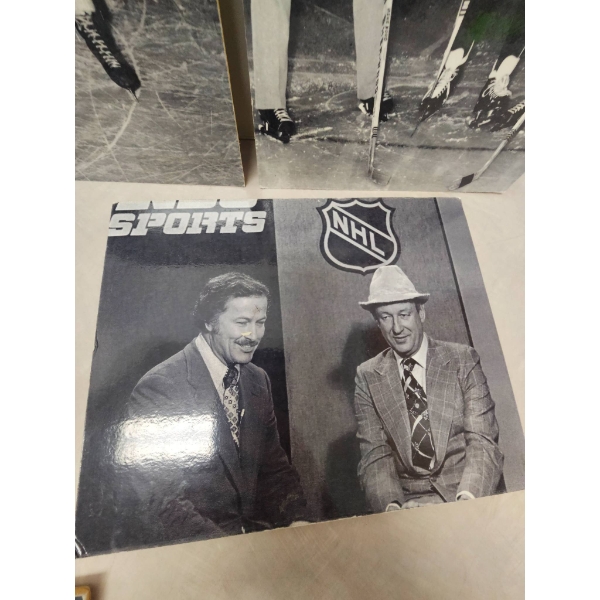 Vintage Ice Hockey Memorabilia Photographs
