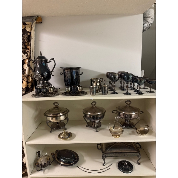 Silver Plate Serving Collection