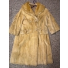 Image 1 : Hudson's Bay Genuine Fur Blonde Mink Ladies Overcoat - Size M