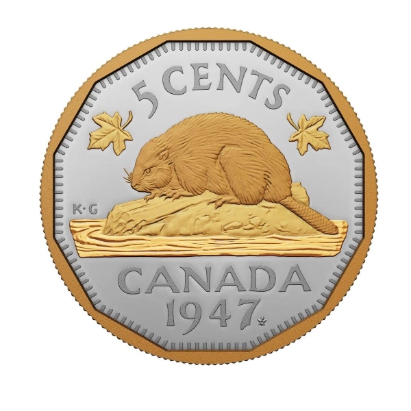 2023 5 Cent 1947 Maple Leaf Mark - Pure Silver Coin
SKU: 207000