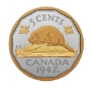 Image 1 : 2023 5 Cent 1947 Maple Leaf Mark - Pure Silver Coin
SKU: 207000