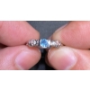 Image 2 :  Sapphire gemstone Ring 2.13 ct Certified Silver ($1,915 Appraisal)