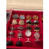 Image 2 : Lovely Cuff Link/Pin/Jewelery Collection Featuring a Pair of Sterling Cuff Links 