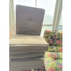 Image 3 : Orange Lounge Chair w/ 4 Pcs Lounge Cushions 