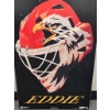 Image 2 : Hockey Helmet Art Poster Featuring Eagle Design and 'Eddie' Text