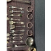 Image 4 : Silver-Plated and Non SP  Souvenir Spoons, Serving Pieces, Napkin Rings, and Flatware Lot