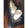 Image 2 : Faux Candles in Metal Tray w/ Pebbles 31.5 X 14 