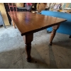 Image 7 : Rectangular Solid Wood Dining Table with Turned Legs