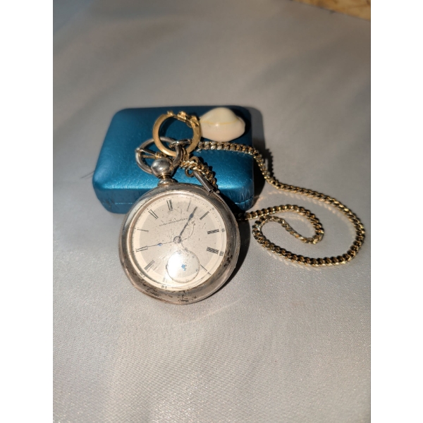 Antique Pocket Watch w/ Case