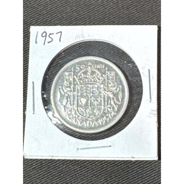 Canada 1957 Half Dollar Coin