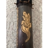 Image 2 : Bamboo Tribal Drum, Hand Carved & Decorated  (28T) 