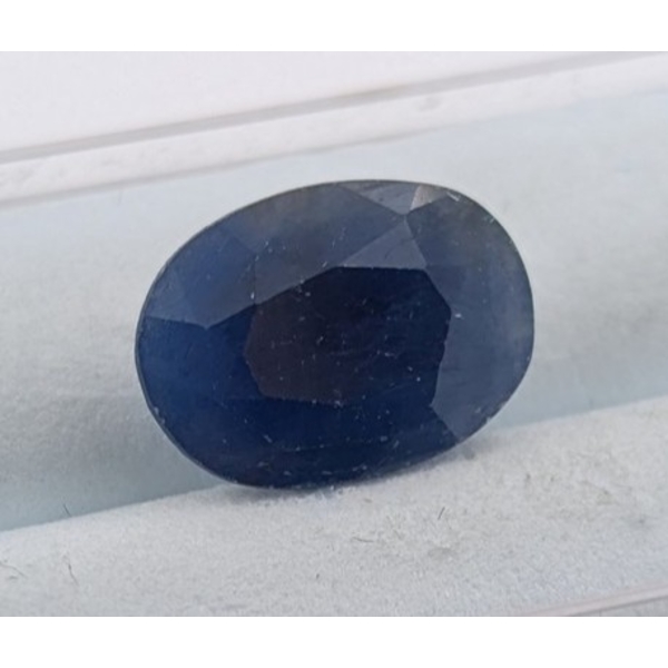 6.76 ct Certified Midnight Blue Sapphire gemstone Pair ($7,000 Appraisal)
