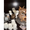 Image 4 : Decorative Owl Collection #3 -  Owl Lamp, Lovely Owl Trinket Box, Small Solid Metal Owl 