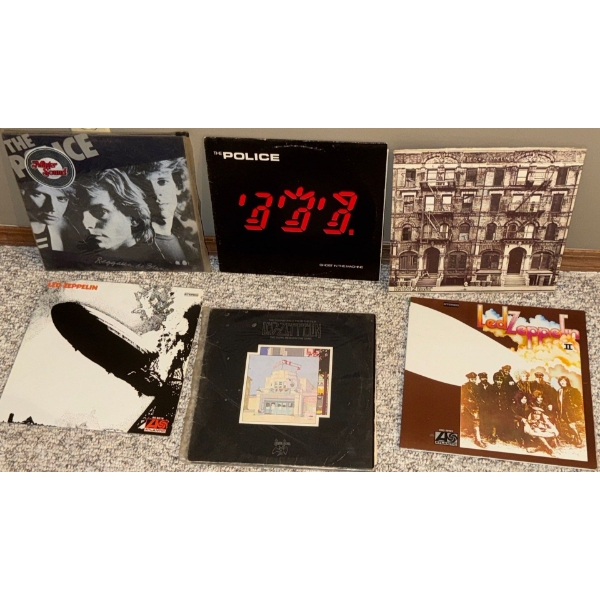 Vintage Vinyl Collection - Led Zepplin & The Police  
