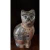 Image 4 : Pair of Wooden Nutcrackers & Lovely Decorative Large Cat (Badly Damaged) - Nutcrackers are 24T Each 