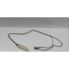 Image 2 : Crystal Pendant Necklace with 92.5 Silver Chain