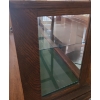 Image 4 : Two Door Wood and Glass Tabletop Curio Display Cabinet 30 w 10 1/2 d 15 h