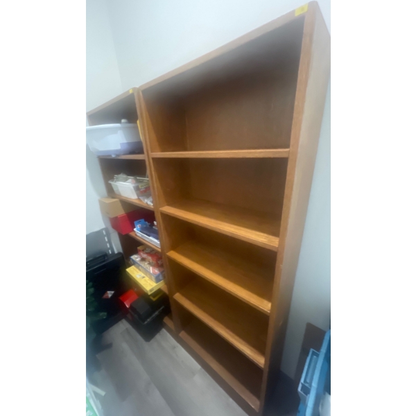 Storage Shelves (Two Total)  25"w x10"d x 63"tall