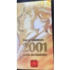 Image 1 : 2001 10-Cent Year of Volunteers 92.5% Silver 2.4 Grams & British Uncirculated Coin Sets