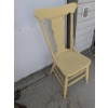 Image 5 : Yellow Wooden Chair, Green Wooden Child's Chair, Grapevine Wreath, Blue Ceramic Vase