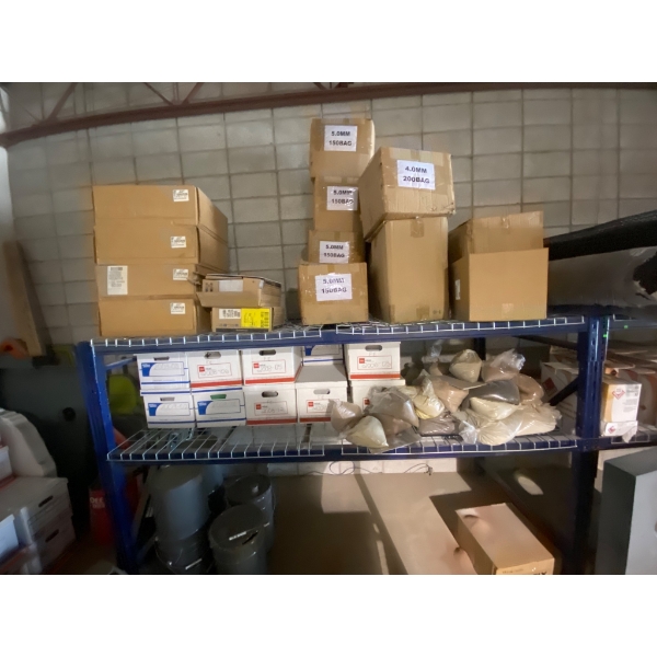 Industrial Supplies Including Plastic Spacers, Powders, Casters, and More