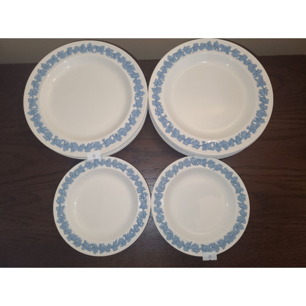 Wedgwood Plates- Ten 6.5" Diameter and Six 8" Diameter