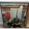 Image 2 : Mid Century Painting w/ Decorative Vintage Wall Mirror 14T
