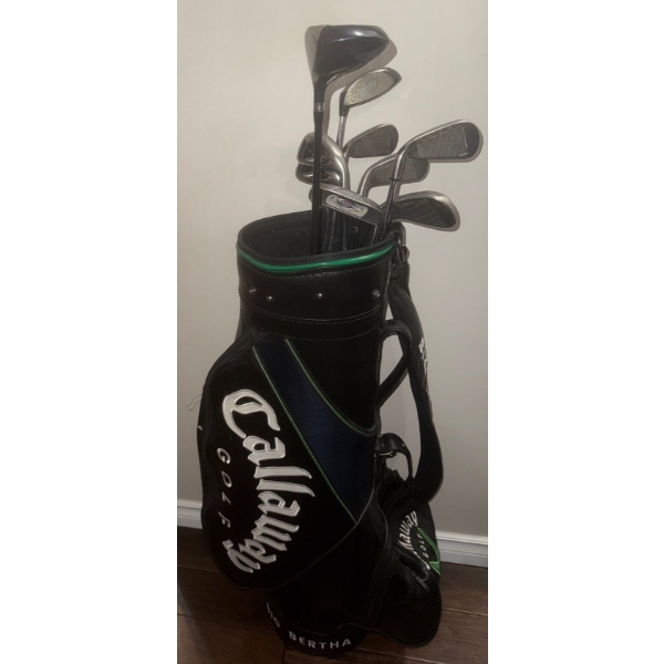 Callaway Golf Bundle - Callaway Big Bertha Steelehead III Clubs w/ Big Bertha Golf Bag & More 