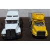 Image 6 : Pair of Diecast Semi Trucks Including Komatsu