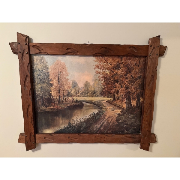 Print on Board w/ Wood Frame  - 35x28 