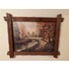 Image 1 : Print on Board w/ Wood Frame  - 35x28 