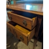 Image 11 : Wooden Drop-Leaf Side Table with Two Drawers