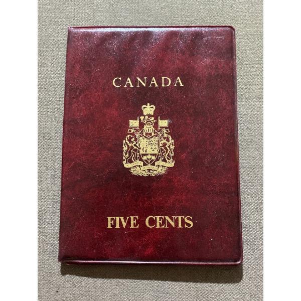 Canadian 5 Cent Coin Collection