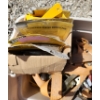 Image 6 : Beige Bin of Hand Tools Incl: Hand Saws, Paste Spreaders, Wire Wheel Attachment and More!