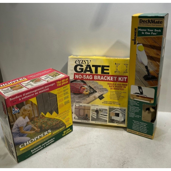 Outdoor Kits - Easy Gate, DeckMate, Choppers Landscape Edging