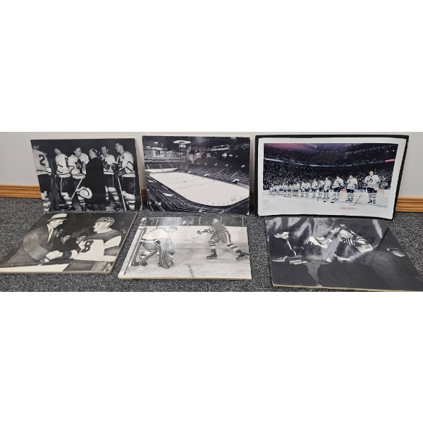 Vintage Hockey Photographs Featuring Iconic Moments