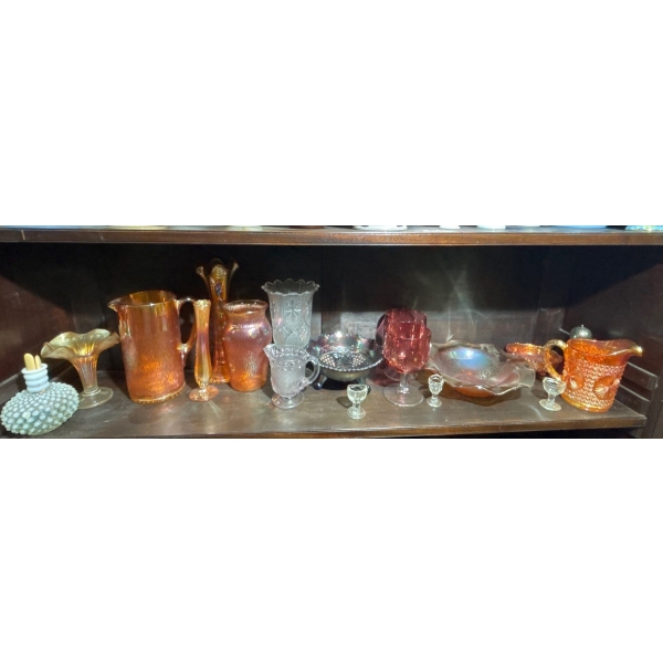 Collection Of Carnival Glass & More