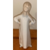 Image 1 : Lladro Porcelain Young Girl at Night 8T
