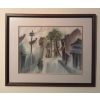 Image 1 : Watercolor Painting Depicting A Street Scene In Vietnam 23x19 Artist Unknown